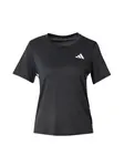 ADIDAS PERFORMANCE Funkčné tričko  čierna / biela