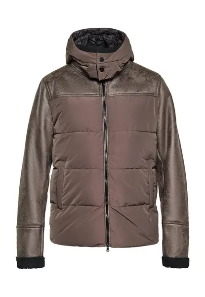 MO Zimná bunda  čokoládová / bronzová