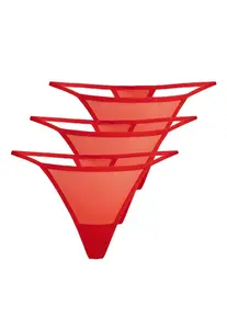 TEYLI Tangá 'Paski'  červená