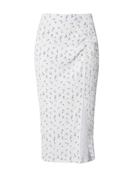 ABOUT YOU Sukňa 'Larissa'  svetlomodrá / tmavomodrá / biela