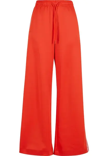 Urban Classics Nohavice  oranžovo červená / biela