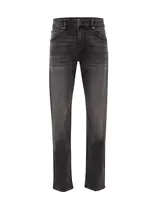 WE Fashion Džínsy  tmavosivá