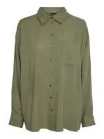 PIECES Blúzka 'PCPia'  olivová