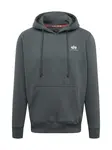 ALPHA INDUSTRIES Mikina  tmavosivá / biela
