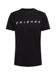 Mister Tee Tričko 'Friends'  čierna / biela