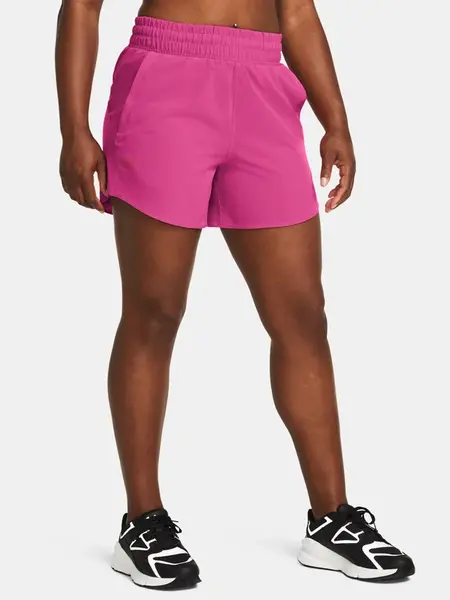 Under Armour Kraťasy Flex Woven Short 5in-PNK - Dámské
