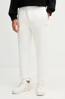 Tepláky Armani Exchange pánské, béžová barva, s potiskem, XM000978 AF10818