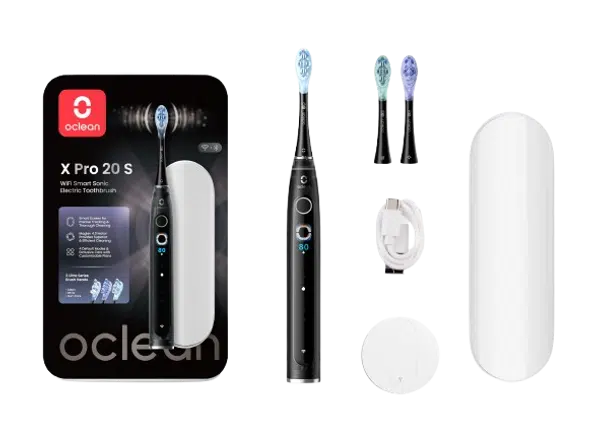 OCLEAN X Pro 20 S Black pouzdro a sonický kartáček, černý