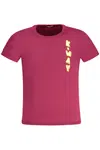 K-WAY T-SHIRT SHORT SLEEVES GIRL PURPLE