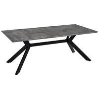 Livetastic KONFERENČNÍ STOLEK, světle šedá, kov, kompozitní dřevo, 120/60/45 cm