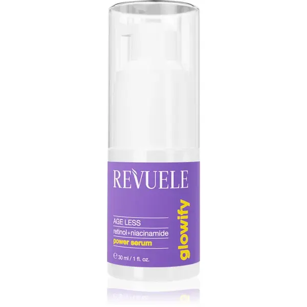 Revuele Glowify Age Less Powe Serum Retinol + Niacinamid omlazující noční péče 30 ml