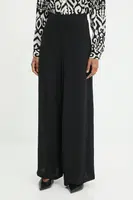 Kalhoty Answear.LAB dámské, černá barva, high waist