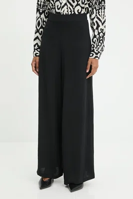 Kalhoty Answear.LAB dámské, černá barva, high waist