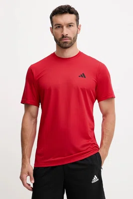 Tréninkové tričko adidas Performance Train Essentials pánské, červená barva, JC5194