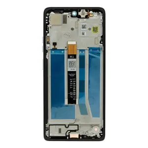 LCD display + dotyková deska + přední kryt pro Motorola Moto G75, grey (Service Pack)