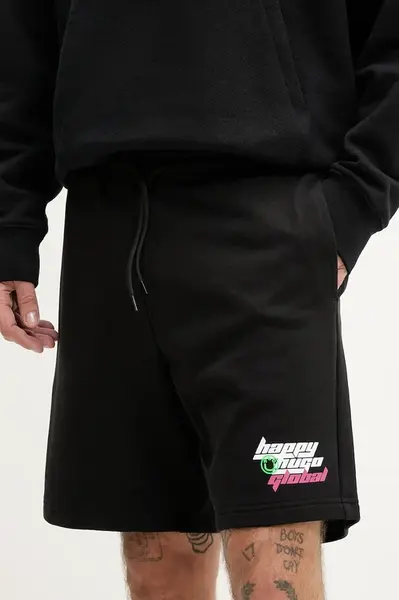 Bavlněné šortky Hugo Blue