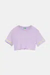 Dětské bavlněné tričko United Colors of Benetton fialová barva, 3096C10PC