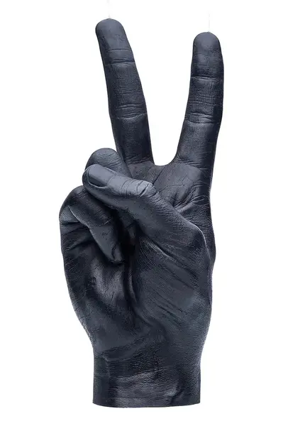 Dekorativní svíčka CandleHand Peace 360 g