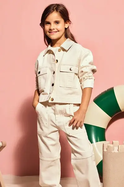 Dětská riflová bunda Michael Kors