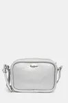 Kabelka Pepe Jeans BRIANAE METAL stříbrná barva, PL031646