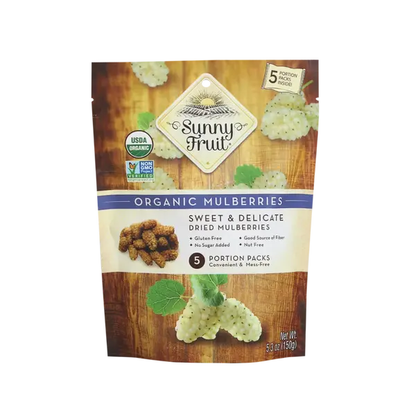 Sunny Fruit BIO Moruše sušené na slunci 5x30 g