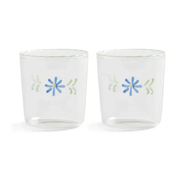 Sada skleniček &k amsterdam flora blue 300 ml 2-pack