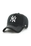 Bavlněná baseballová čepice 47 brand MLB New York Yankees černá barva, B-CONDT17GWS-BK