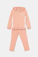 Dětská tepláková souprava Puma Metallic Hooded Sweat Suit TR oranžová barva, 686305