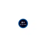 Záplata ZS 0 na opravu duší průměr 16 mm - 1 kus - Ferdus 1.14 Varianta: ZS 1 na opravu duší průměr 20 mm. 1 ks