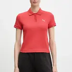 Polo tričko Puma dámské, červená barva, 629777