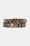 Kožený pásek Pepe Jeans ATHENAK BELT dámský, hnědá barva, PL020865