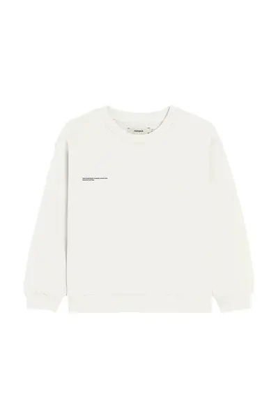 Mikina Pangaia KIDS' 365 MIDWEIGHT SWEATSHIRT bílá barva, 10000279