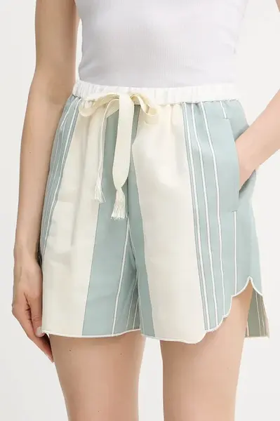 Šortky s příměsí lnu Forte Forte