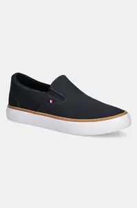Tenisky Tommy Hilfiger TH HI VULC CORE LOW II SLIPON