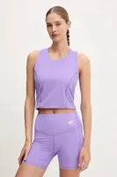 Sportovní top Mammut Massone fialová barva, 1017-06480