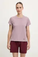 Sportovní tričko Helly Hansen SHINE SOLEN dámské, růžová barva, 49577