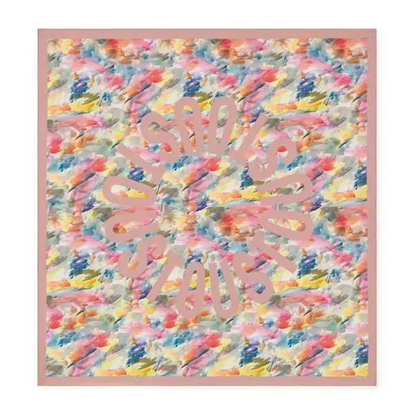 Šátek Tous TEXTIL růžová barva, 2002201014
