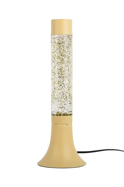 Stolní lampa Leitmotiv Astro Glitter žlutá barva