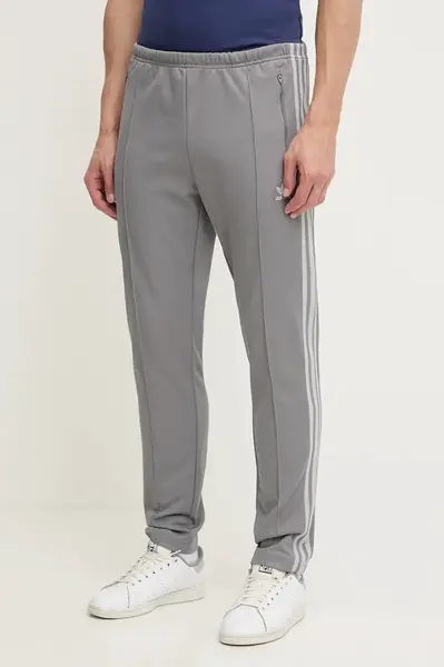 Tepláky adidas Originals Classic TP pánské, šedá barva, JP1227