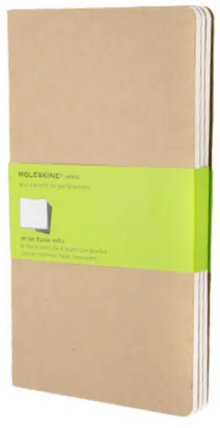 Moleskine Sešity 3 ks karton L ,čisté
