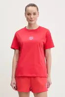 Bavlněné tričko Rip Curl červená barva, 0EGWTE