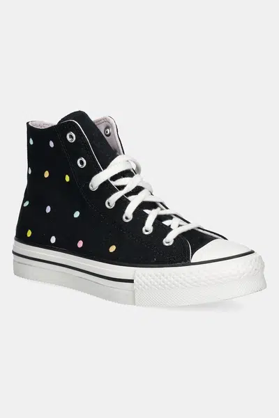 Dětské tenisky Converse Chuck Taylor All Star EVA Lift černá barva, A12608C