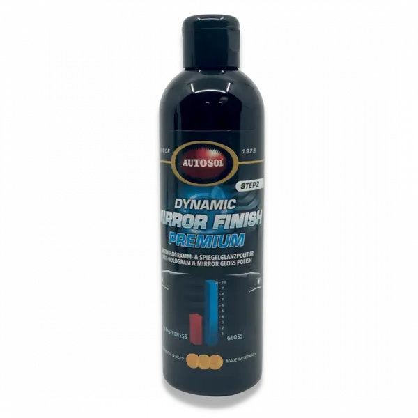 Dynamic Mirror Finish Premium finální pasta na lak, leštící pasta, láhev 250 ml - AUTOSOL