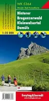 WK 5364 Hinterer Bregenzerwald 1:35 000 / turistická mapa