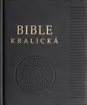 Poznámková Bible kralická černá, pravá kůže