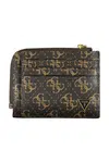 GUESS JEANS BROWN MEN'S WALLET