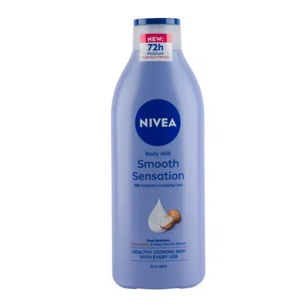 Nivea Krémové telové mlieko pre suchú pokožku Smooth Sensation 400 ml