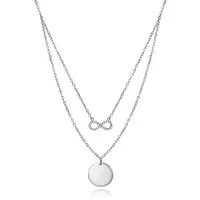 Viceroy Dvojitý strieborný náhrdelník Nekonečno 4087C000-00