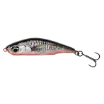 Savage gear wobler 3d sticklebait pencil sinking black red - 7,5 cm 17 g