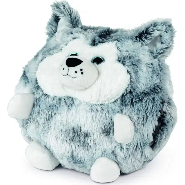 Cozy Noxxiez Husky hrejivý plyšový vankúš 3 v 1